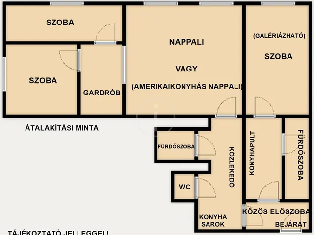 Eladó lakás Budapest VI. kerület, Nagykörúton belüli terület 110 nm
