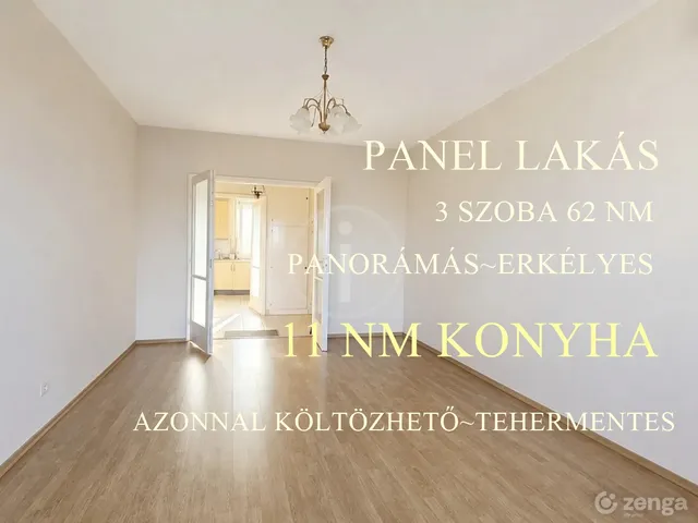 Eladó lakás Budapest XIV. kerület, Rákosfalva 62 nm