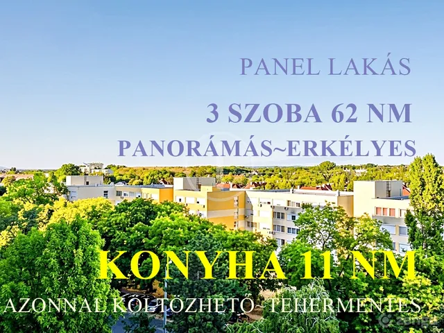 Eladó lakás Budapest XIV. kerület, Rákosfalva 62 nm