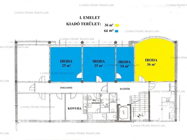 Kiadó kereskedelmi és ipari ingatlan Budapest XIII. kerület, Angyalföld 100 nm