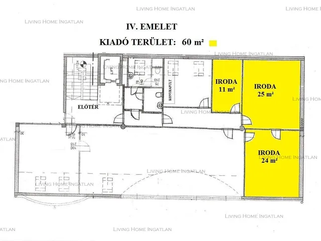 Kiadó kereskedelmi és ipari ingatlan Budapest XIII. kerület, Angyalföld 60 nm