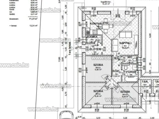 Eladó ház Vácrátót 76 nm