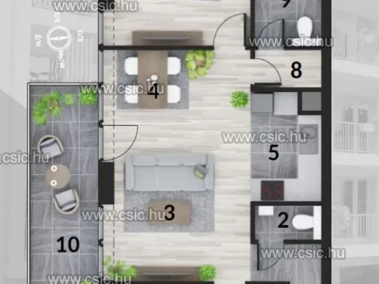 Eladó lakás Budapest IV. kerület, Újpest 65 nm
