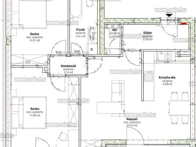 Eladó lakás Budapest XVIII. kerület, Bókaytelep 79 nm