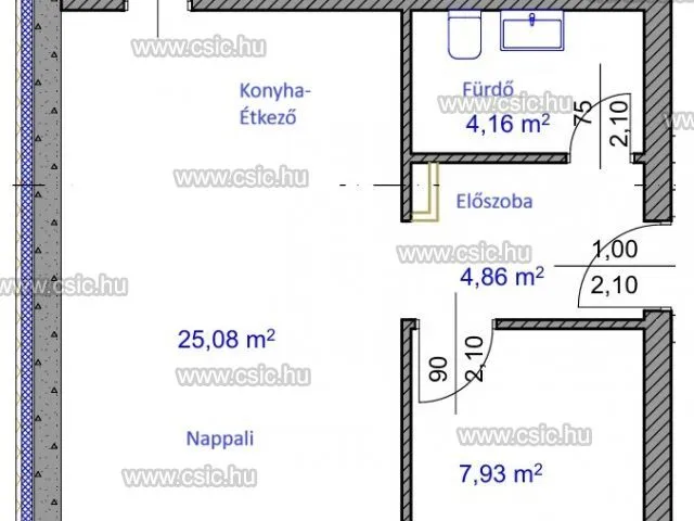 Eladó lakás Solymár 45 nm