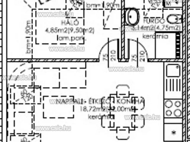 Eladó lakás Pomáz 54 nm