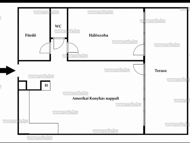 Eladó lakás Budapest III. kerület, Óbuda 44 nm
