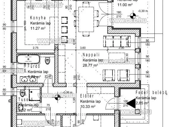Eladó ház Erdőkertes 110 nm