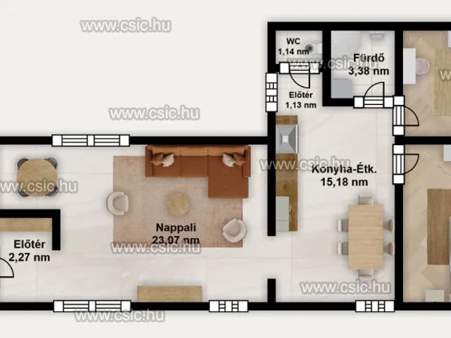 Eladó lakás Vác 76 nm