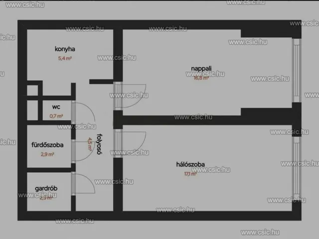 Eladó lakás Budapest III. kerület, Óbuda 49 nm