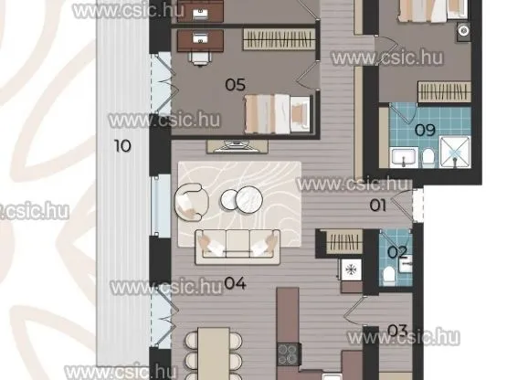 Eladó lakás Budapest XII. kerület, Virányos 96 nm