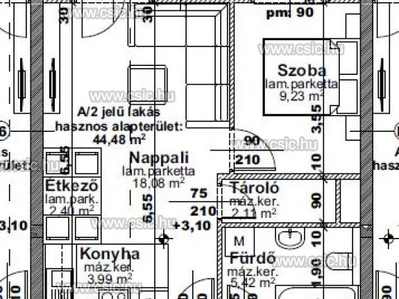 Eladó lakás Budapest IV. kerület, Újpest 47 nm