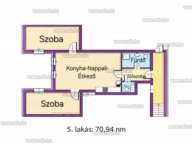 Eladó lakás Tárnok 71 nm