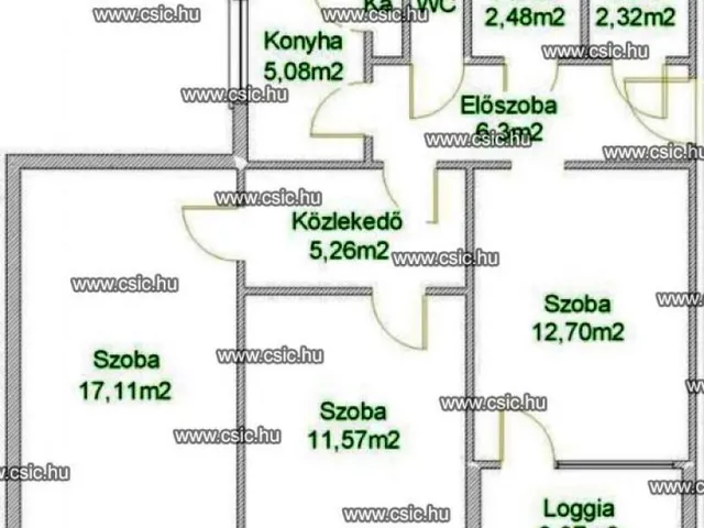 Eladó lakás Budapest III. kerület, Békásmegyeri ltp. Duna felől 66 nm