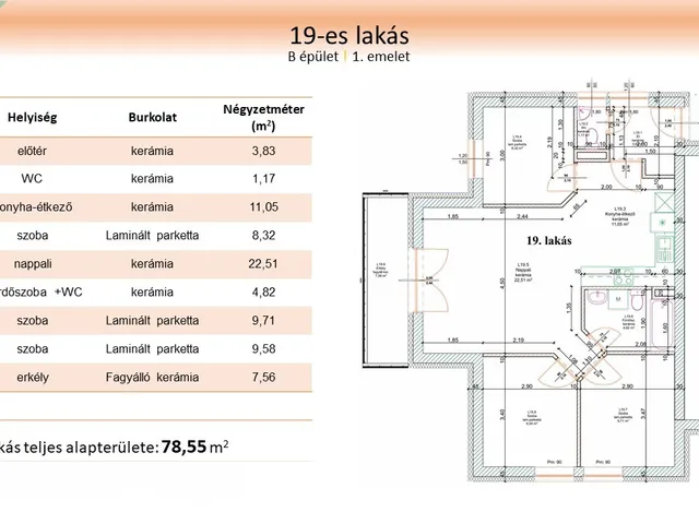 Eladó lakás Nyíregyháza, Belváros 79 nm