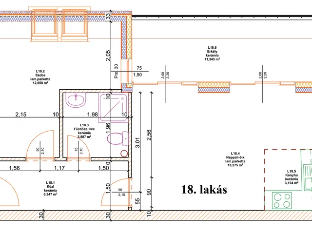 Eladó lakás Nyíregyháza, Belváros, Vasgyár 56 nm