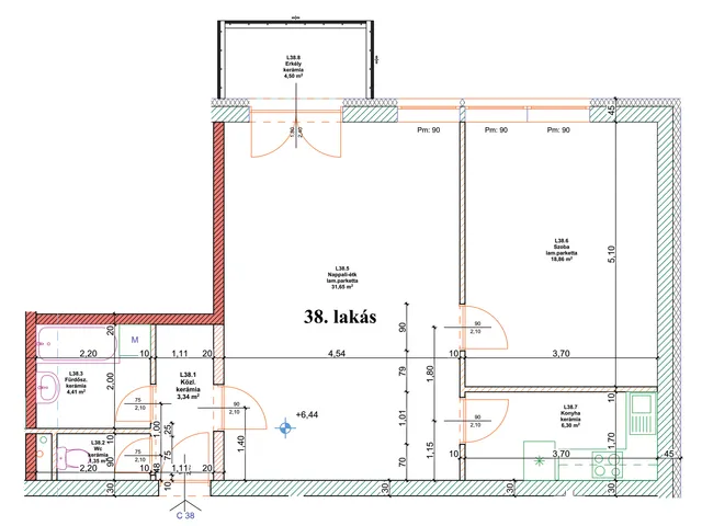 Eladó lakás Nyíregyháza, Belváros 70 nm