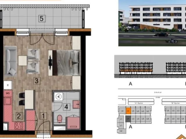Eladó lakás Győr, Szabadhegy 39 nm