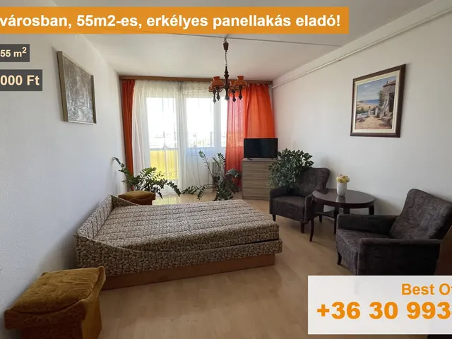 Eladó lakás Győr, Adyváros 55 nm
