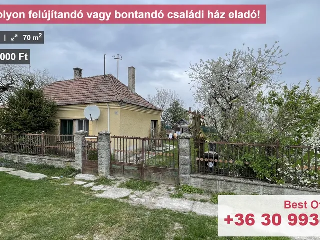 Eladó ház Győrzámoly 70 nm
