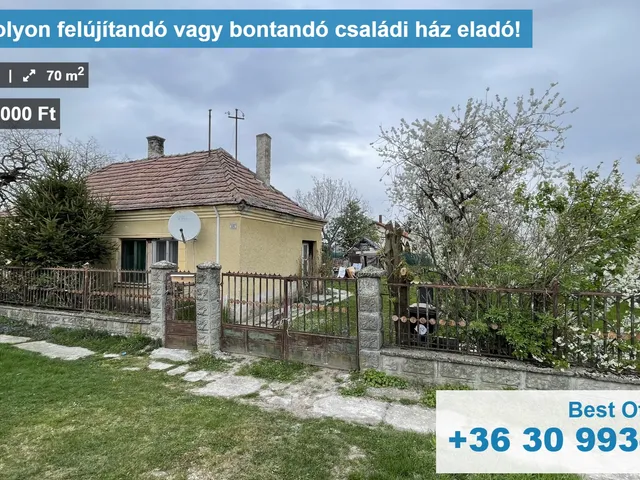 Eladó ház Győrzámoly 70 nm