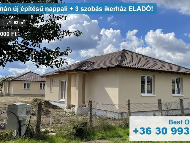 Eladó ház Rábapatona 92 nm