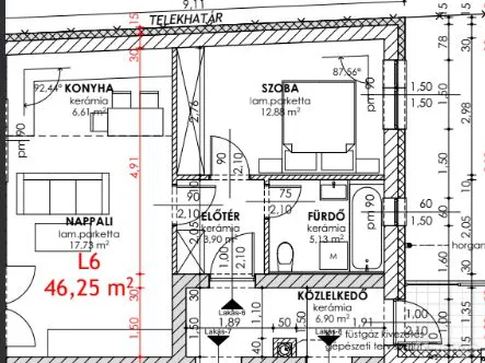 Eladó lakás Csorna 48 nm