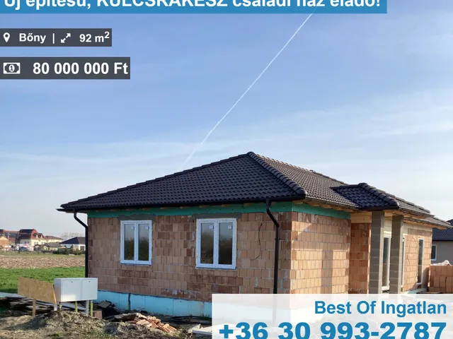 Eladó ház Bőny 92 nm