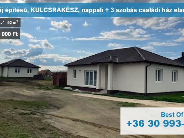 Eladó ház Bőny 92 nm