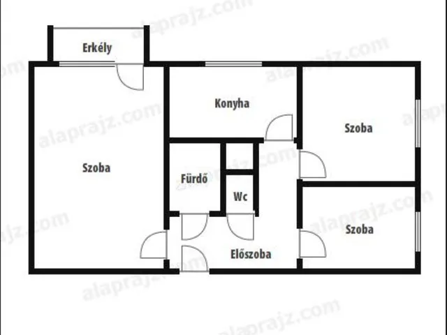 Eladó lakás Székesfehérvár, Víziváros 53 nm