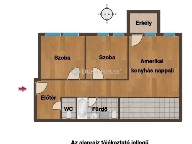 Eladó lakás Budapest VIII. kerület 62 nm