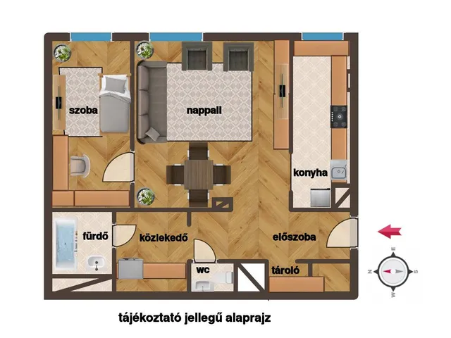 Eladó lakás Budapest XIII. kerület, Újlipótváros 45 nm