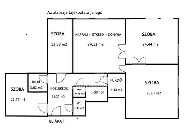 Eladó lakás Budapest VI. kerület 125 nm