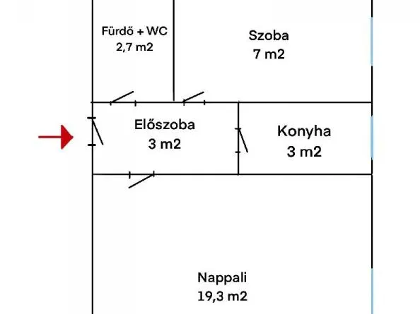 Eladó lakás Budapest X. kerület 35 nm