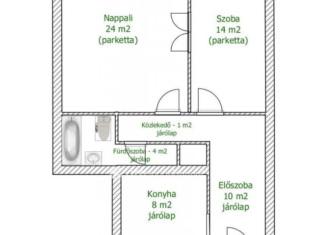 Eladó lakás Budapest IX. kerület, Rehabilitációs terület IX. ker. 60 nm