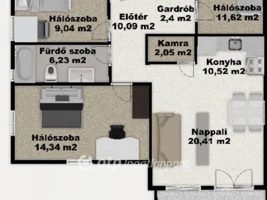 Eladó ház Kiskunlacháza 90 nm