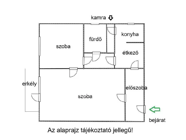 Eladó lakás Budapest IX. kerület, József Attila lakótelep 54 nm