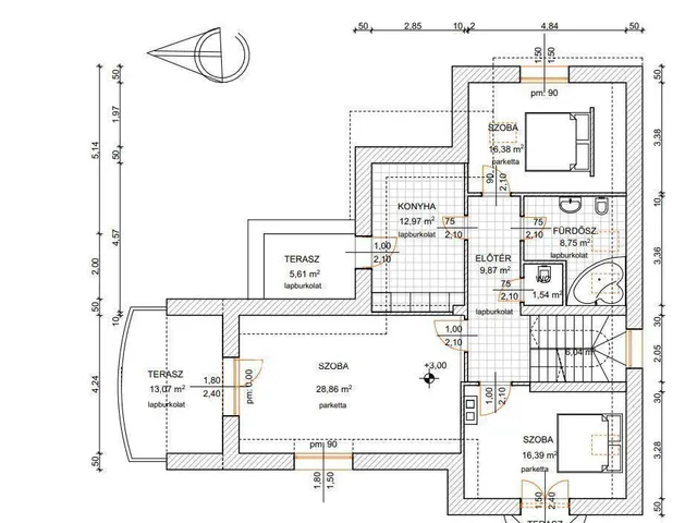 Eladó ház Budapest XXII. kerület, Budafok-Rózsavölgy 367 nm