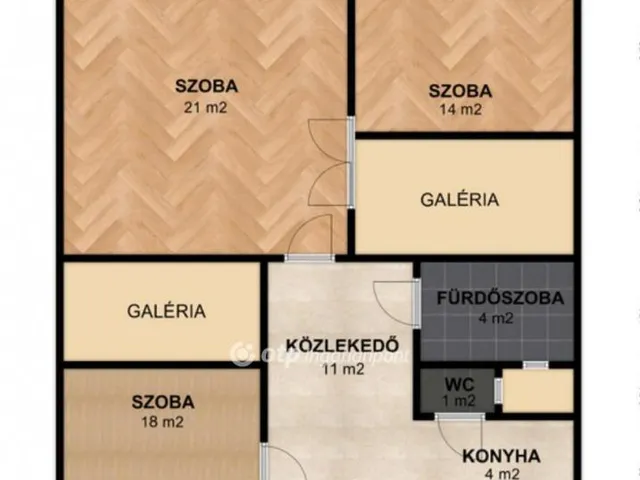 Eladó lakás Budapest VII. kerület, Ligetváros 73 nm
