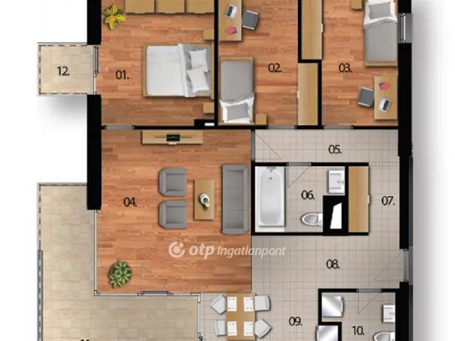 Eladó lakás Budapest XI. kerület, Péterhegy 92 nm