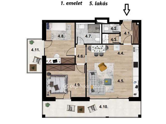 Eladó lakás Budapest XI. kerület, Péterhegy 71 nm