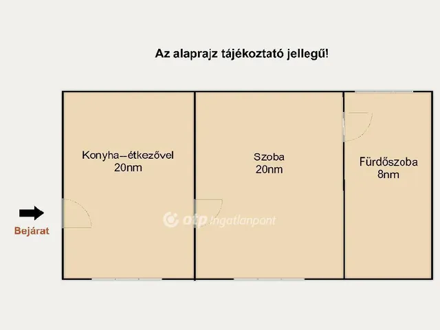 Eladó lakás Budapest VIII. kerület, Józsefváros 48 nm