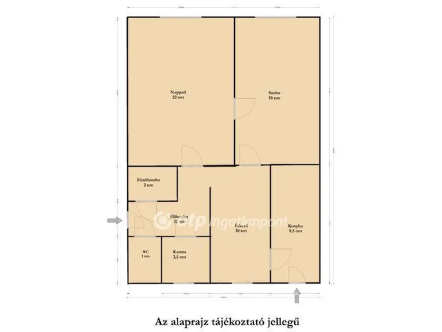 Eladó lakás Budapest IX. kerület 78 nm