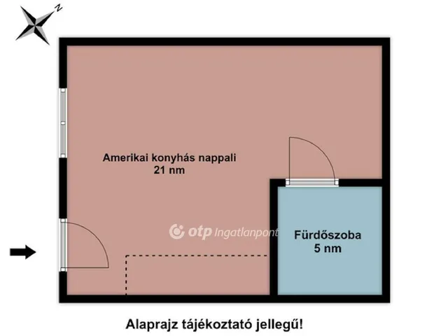 Eladó lakás Budapest VI. kerület, Nagykörúton kívüli terület 26 nm