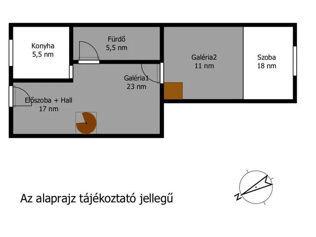 Eladó lakás Budapest VIII. kerület 45 nm