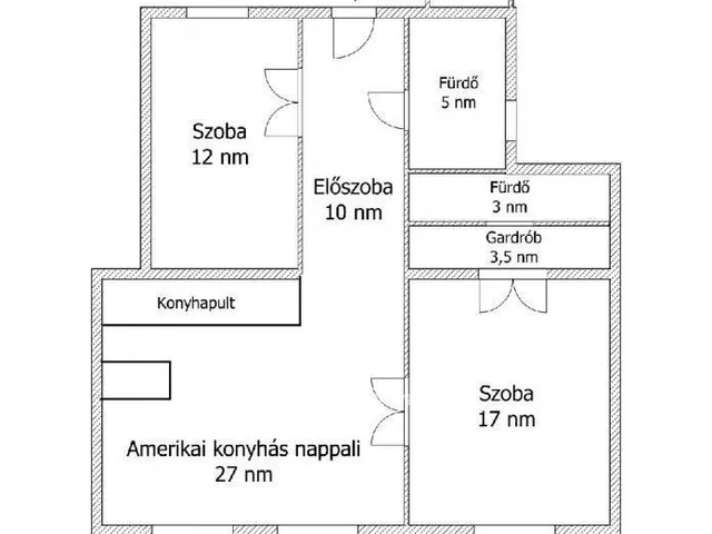 Eladó lakás Budapest XII. kerület, Kútvölgy 77 nm