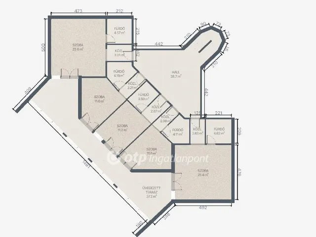 Eladó lakás Budapest XII. kerület, Széchenyi-hegy 262 nm