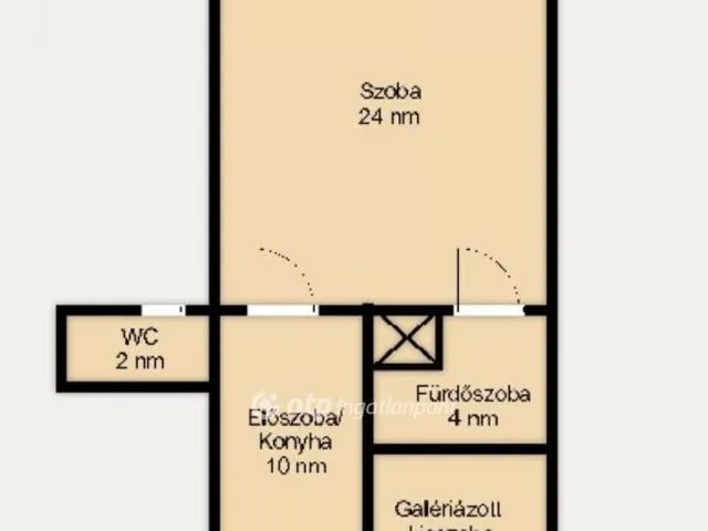 Eladó lakás Budapest VII. kerület 45 nm