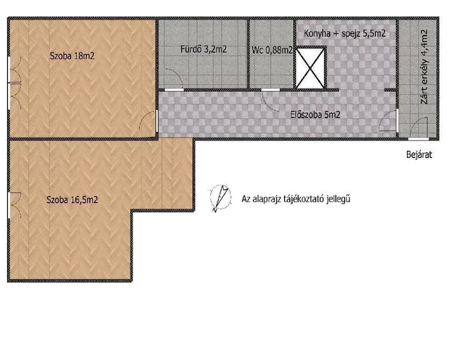 Eladó lakás Budapest XX. kerület 51 nm