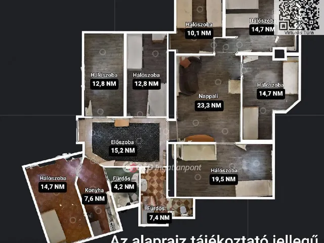 Eladó lakás Budapest VIII. kerület, Józsefváros 157 nm